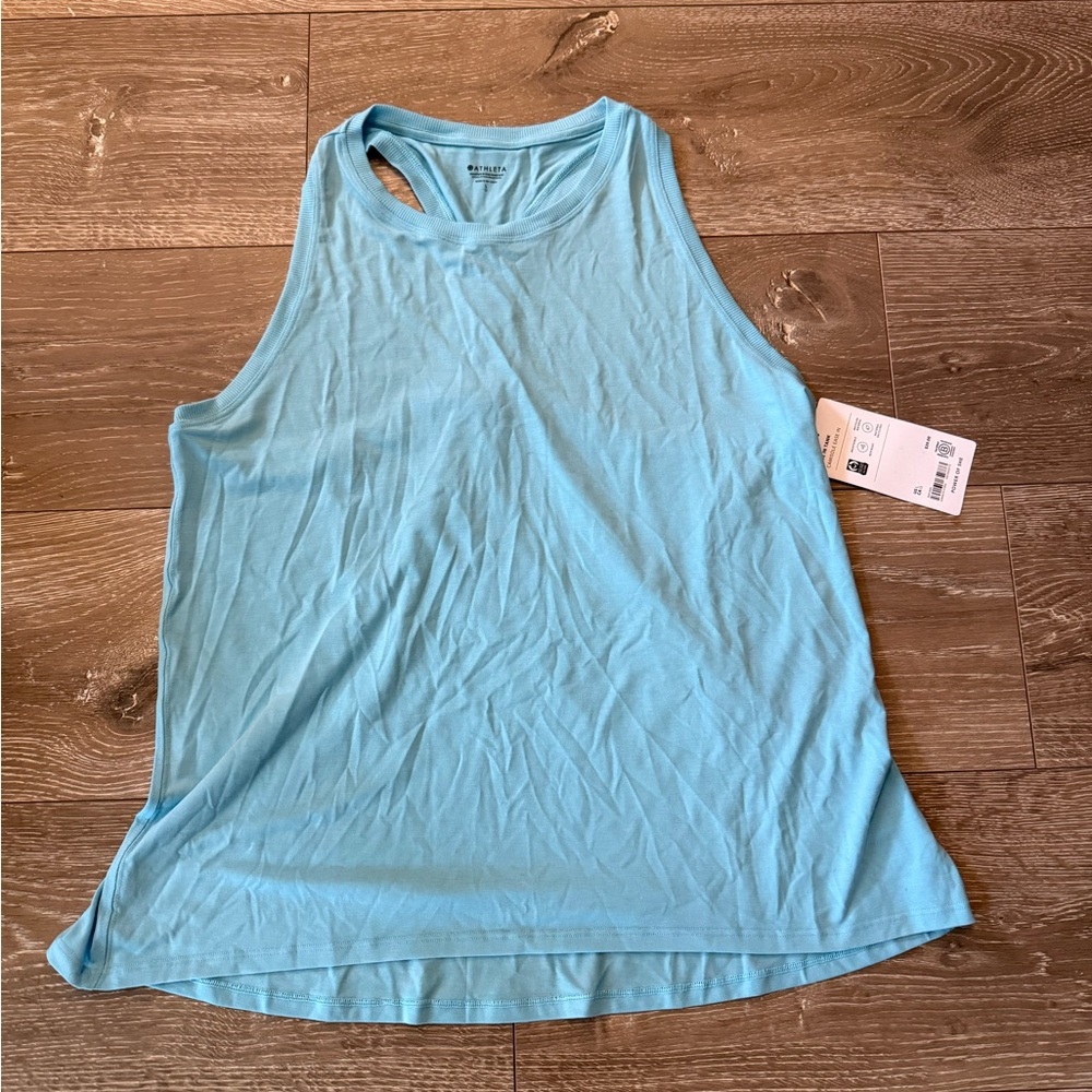 Athleta Ease in Light Blue Tank Top